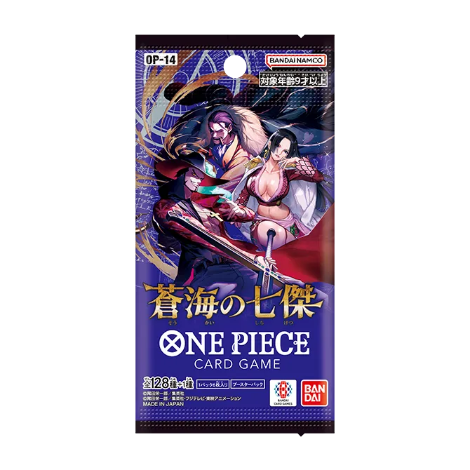 One Piece Tcg: The Azure Sea’s Seven Booster Packs (OP-14 Japanese)
